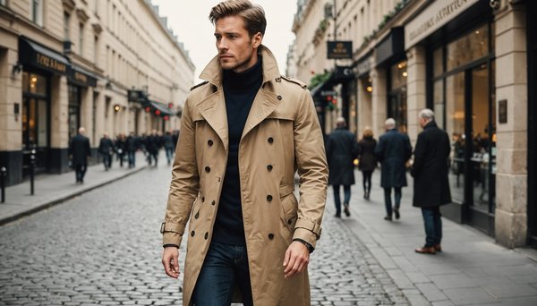 Trouvez le trench homme qui sublimera votre style chic